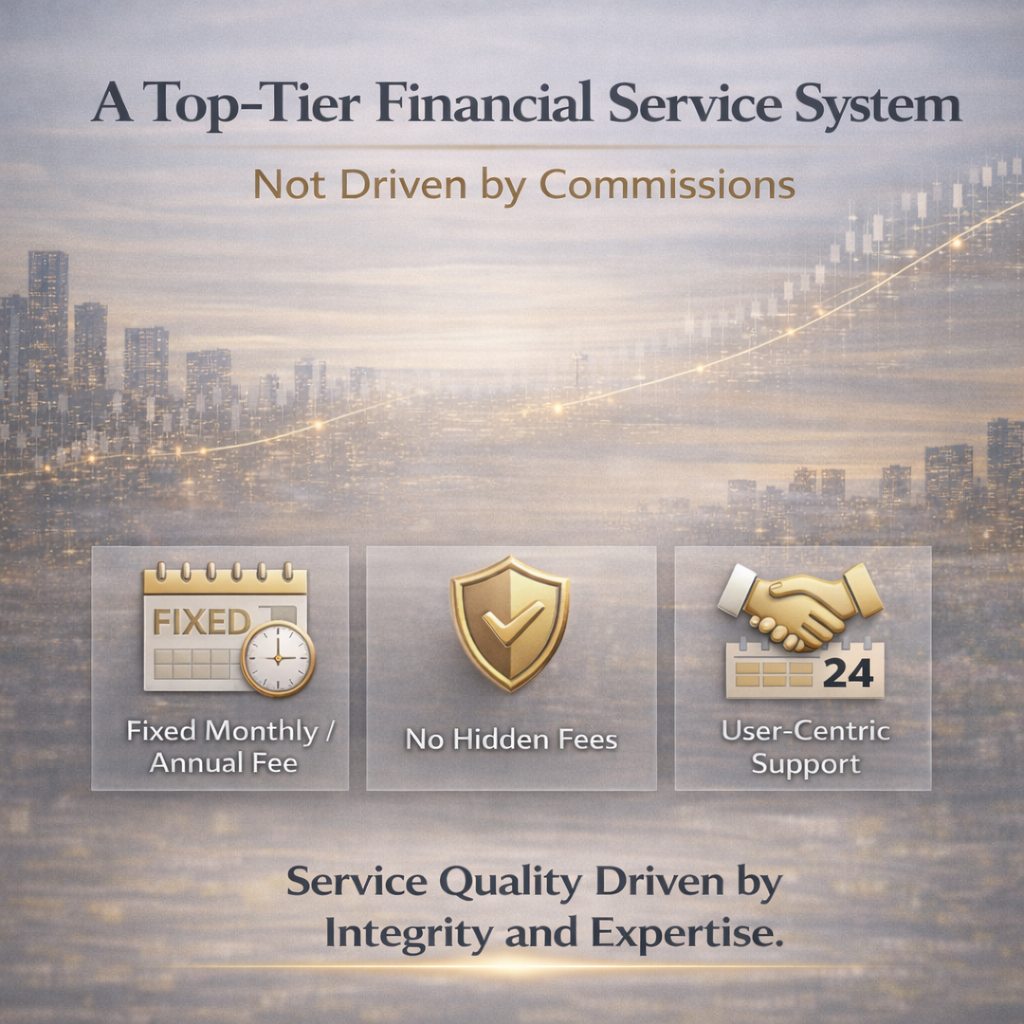 A Top-Tier Financial Service System Not Driven by Commissions