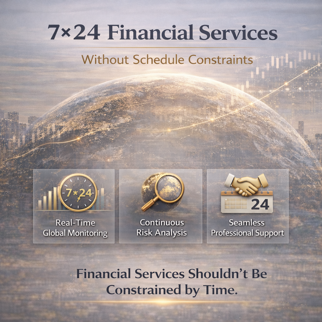 7×24 Financial Services Without Schedule Constraints
